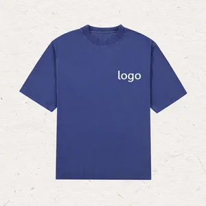 Factory Wholesale 250g High Quality Fashion T-shirt 100% cotton T-shirt Custom Men T-shirts