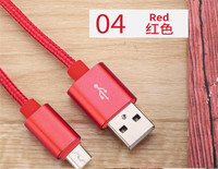 Câble de données micro USB magnétique tressé en tissu de qualité supérieure 0,25 m 1 m 2 m 3 m pour Android CB04