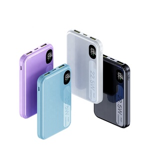 Xu Hướng Mới Túi Mini Ngân Hàng Điện 10000MAh QC 3.0 22.5W Pd 20W Type-C Đầu Ra Powerbank Hiển Thị Kỹ Thuật Số Pin Mỏng Sạc - Product Image 5