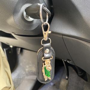 Llaveros de San Judas Tadeo de <span class=keywords><strong>Oro</strong></span> Nuestra Señora de Guadalupe Patrona de México Regalo Religioso Llavero Dorado de San Judas - Product Image 6