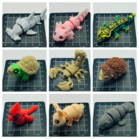 Juguetes Promocionales para Campañas Comerciales, Animales Salvajes Articulados Impresos en 3D, Figura Sorpresa en Bolsa Ciega