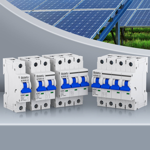 Pemutus sirkuit MCB, profesional 1P/2P/3P/4P 1-63A 250-1000V DC untuk catu daya pelindung sistem PV surya - Product Image 1