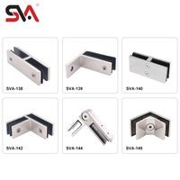 SVA-138 garde-corps en verre de sécurité pour balustrade main courante pince support matériel pour balcon escaliers garde-corps colonne