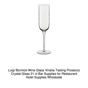 Vinalia <b>Prosecco</b> Tasting Glass 21 cl H 23.5 cm Ø 7 cm Crystal Luigi Bormioli - Product Image 2