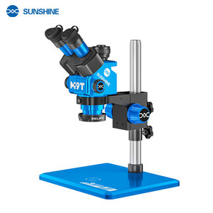 <span class=keywords><strong>SUNSHINE</strong></span> M9T三眼顕微鏡6-45X ZOOM 350mmコラム付きPCBトレーニングおよび電子修理用 - Product Image 2