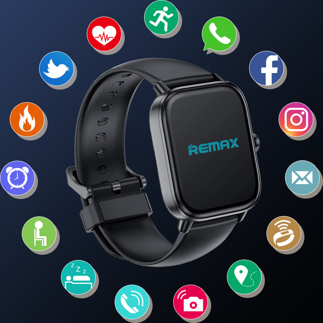 Remax Watch20 Waterproof Affordable Cheap SmartWatch for Men & Women Tracker Sport Fitness Reloj Smart Watch for Android IOS