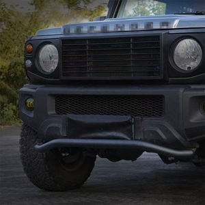 กันชนหน้าเหล็กคาร์บอนแบบท่อเดี่ยวสำหรับงานหนัก สำหรับ Jimny 2018-2026 อุปกรณ์ตกแต่งรถยนต์ ขายส่งจากโรงงาน - Product Image 3