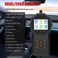 Escáner de Diagnóstico Universal para Automóviles ACETOP ACECYV320 OBD2, Pantalla a Color de 2.8 Pulgadas, 1 Año de Garantía, Comprobación de I/M, Pruebas de Emisiones, 9 Protocolos