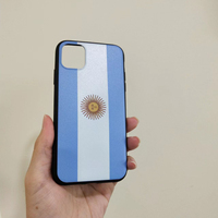 Étui de téléphone antichoc en TPU souple pour iPhone 14 15 16 Pro Max, design de drapeau de pays du monde populaire créatif