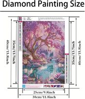 Peinture Diamant Moderne Forêt des Rêves 5D Lumineuse Ronde/Rectangulaire Kit DIY Fait Main Décoration Maison Cadre Inclus – Meilleures Ventes