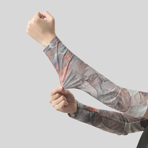 Manguitos de protección solar transpirables con estampado de <span class=keywords><strong>tatuajes</strong></span>, estilo chino de moda, anti-UV, para verano - Product Image 5