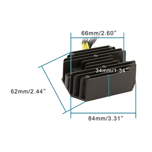 Regulador de Voltaje para Motocicleta GOOFIT, Reemplazo para LS650 <span class=keywords><strong>Boulevard</strong></span> S40 2005-2017 SV650 DR250 DR350 LS400 LS650 - Product Image 2