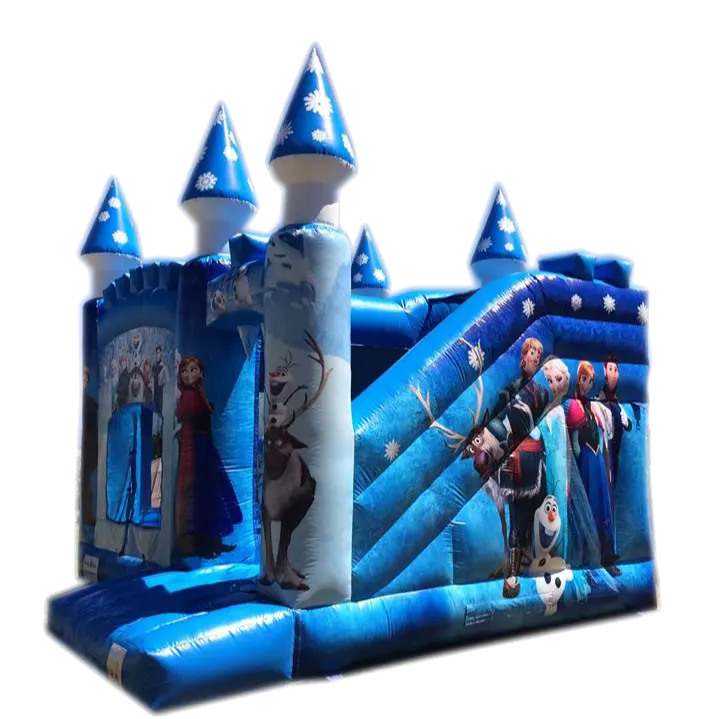 Kommerzielle Kinderspiel platz Hindernis Rodel Hüpfburg Wasser rutsche Combo Bounce House aufblasbare Türsteher Spring burg