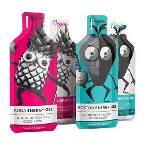¡Vacío! Bolsa de Mylar y Caja de Exhibición Personalizadas con Forma de Botella para Bebidas Líquidas, Gelatina, Gel Energético, con Corte Troquelado <span class=keywords><strong>SIS</strong></span> - Product Image 4