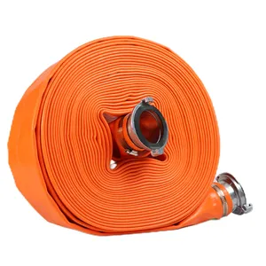 Agricultural Irrigation High Pressure PVC layflat Hose 1" 1.5" 2" 2.5" 3" 4" 5" 6" 8" inch Drip Irrigation PVC Hose