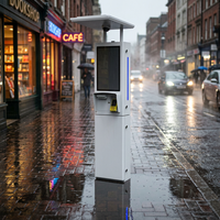 Kiosque de commande automatique à écran tactile pour l'extérieur, kiosque de paiement automatique pour les conditions météorologiques difficiles