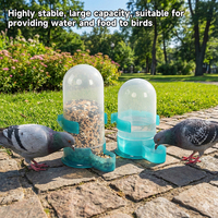 Mangeoire automatique moderne en plastique pour oiseaux et chiens, abreuvoir pour pigeons, perroquets, poulets, chats, fournitures pour pigeons voyageurs