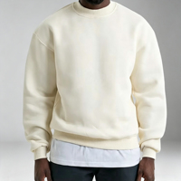 Sweat-shirt à col rond brodé sur mesure pour homme, sweat-shirt unisexe avec logo personnalisé, 100% coton, sweat-shirt à col rond vintage uni