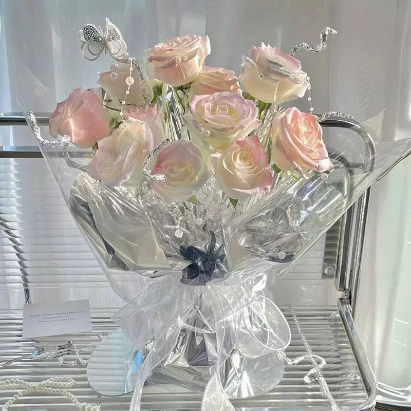 ช่อดอกไม้แฟนตาซีนางเงือกนางเงือกจีโรส