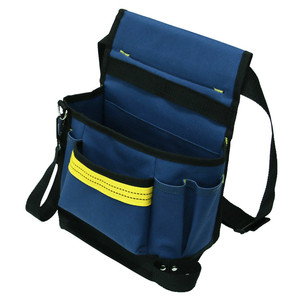 <b>Tool</b> Waist <b>Bag</b> Adjustable Strap 10-14 Pockets Zipper Closure For Electrician Renovation Storage - Product Image 3