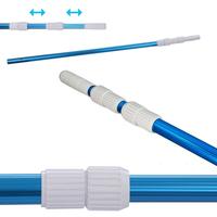 Perche télescopique extensible en aluminium anodisé 3/5/7/8/9m, réglable en 3 sections, pour accessoire de nettoyage de piscine