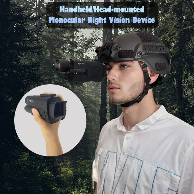 Monocular de cámara de visión nocturna con zoom digital barato a granel para miras y accesorios