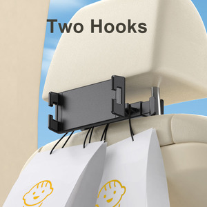 Ventas calientes 360 grados <span class=keywords><strong>de</strong></span> rotación ABS coche reposacabezas Teléfono/tableta/móvil coche soporte cargador Flexible venta al por mayor asiento trasero - Product Image 5