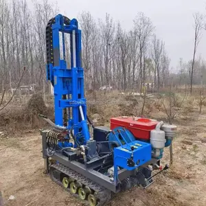 Hydraulic Rotary Drilling Rig Screw Pile Driver Post Machine Solar Ground Screw Pile Drivers