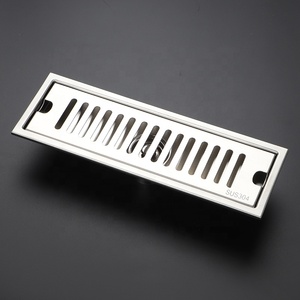 Dài kênh cống có thể tháo rời Grate Lọc vòi hoa sen thoát nước sàn Vàng phòng Tắm Vuông Brass thoát nước sàn - Product Image 6