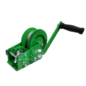 Mesin derek Manual warna hijau dengan kabel tali kawat HW1100 - Product Image 1