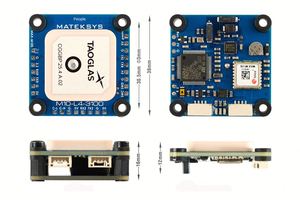 MATEK M10-L4-<b>3100</b> ArudPilots AP_PERIPH CAN BAROMETER GNSS GPS Module for RC Multirotor Airplane GPS Compass Module - Product Image 2