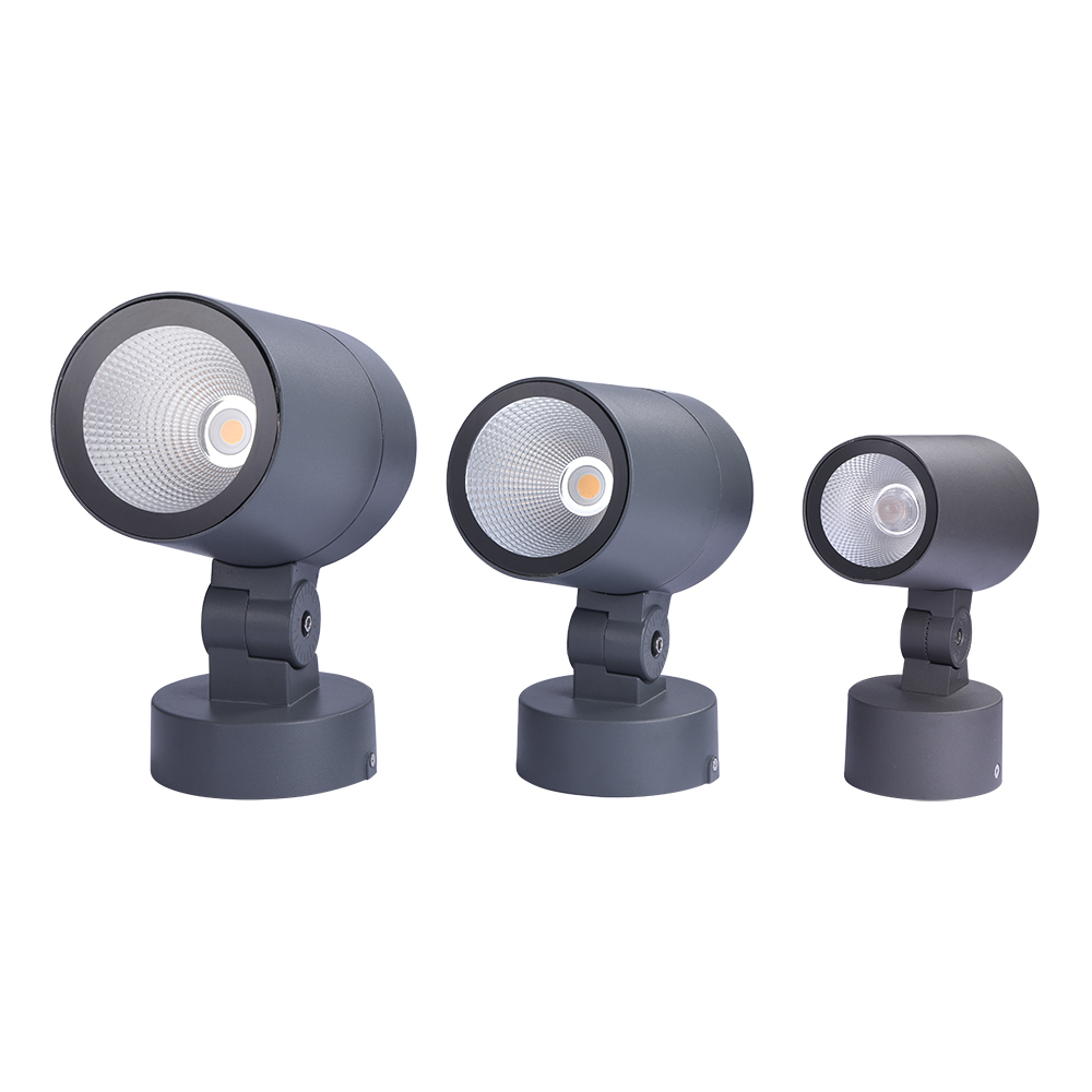Outdoor Waterproof LED Garden Spotlight RGB Warm White Landscape Pathway Light with IP65/67 Aluminum Body ETL Certified