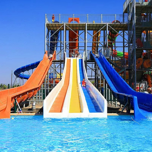 Toboggan aquatique arc-en-ciel en fibre de verre, épaisseur 6-8 mm, équipement de jeux aquatiques pour adultes, pour <span class=keywords><strong>piscine</strong></span> - Product Image 2