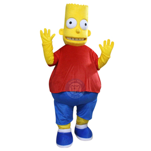 <span class=keywords><strong>Disfraz</strong></span> de Mascota de dibujos animados de animales de peluche <span class=keywords><strong>Simpson</strong></span> de tamaño adulto personalizado Qiman a la venta - Product Image 1
