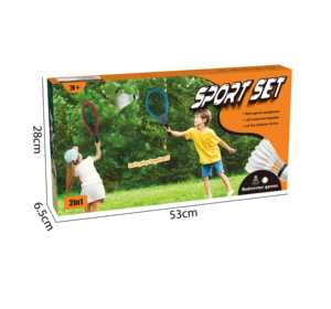 2024 New 3 Trong 1 Thời Trang An Toàn Vợt Tennis Bóng Đá Huấn Luyện Viên Ngoài Trời Thể Thao Đồ Chơi Bãi Biển Mùa Hè Đồ Chơi Cho Trẻ Em - Product Image 6