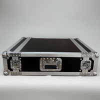 Flight case robuste AMP3U 3U ATA pour amplificateur 3 bacs, profondeur 27,95 pouces, double couvercle, pour amplificateur de puissance et équipement audio