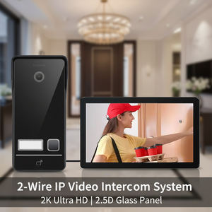 Sistema de Videoportero Hiwink 2K con Reconocimiento Facial, Estación Exterior PoE Impermeable IP65 para Múltiples Apartamentos, Teléfono de Puerta ONVIF - Product Image 3