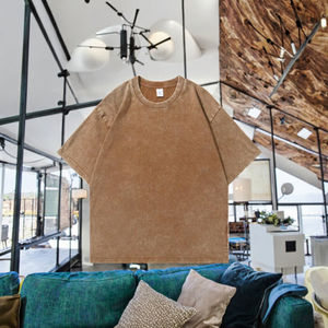 T-shirt décontracté sportif d'été, coupe classique rétro, manches courtes, en velours nylon/cachemire doux pour la peau, avec fermeture éclair et broderie à carreaux - Product Image 2