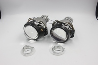 AILECAR Projecteur Bi-Xénon 3.0 Pouces avec Lentille Bleue H4, Lentille de Projecteur pour Voiture, Lentille de Projecteur Bi-Xénon de Haute Qualité
