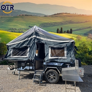 Meilleure vente de feuilles d'aluminium tout-terrain camping-car caravane avec cuisine extérieure AU standard overland <span class=keywords><strong>rv</strong></span> - Product Image 2