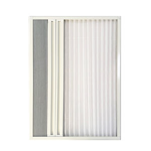 Stores verticaux alvéolés sans diamants, design à double <span class=keywords><strong>panneau</strong></span> <span class=keywords><strong>coulissant</strong></span>, rideaux pratiques pour l'ombrage intérieur de la maison - Product Image 2