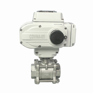 วาล์วบอลไฟฟ้าแบบเชื่อมต่อกับท่อ COVNA ชนิดเปิด-ปิด 2 ทาง ทำจากสแตนเลส 304 พร้อมมอเตอร์ไฟฟ้า  ใช้งานได้ภายใน 90 วัน - Product Image 5