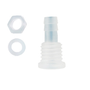 ชุดอุปกรณ์เชื่อมต่อท่อพลาสติกแบบครบชุด 8-M14 พร้อมแผ่นต่อกึ่งทะลุ ตัวลดขนาดตรง แบบเกลียวนอก พร้อมน็อตตีเกลียว - Product Image 1