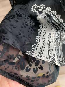 Moda Design Sexy Tulle manica corta <span class=keywords><strong>Top</strong></span> <span class=keywords><strong>paillettes</strong></span> camicetta da <span class=keywords><strong>donna</strong></span> per camicia da ragazza Casual quantità estiva ricamata Anti - Product Image 4