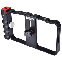 Stabilisateur vidéo pour smartphone professionnel, étui de tournage, poignée de stabilisation vidéo pour iPhone Xs Max XR X 8 Plus