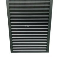Systèmes de persiennes pour façade de bâtiment, persiennes en aluminium pour extérieur, volets anti-ouragan avec ouverture horizontale pour utilisation en extérieur