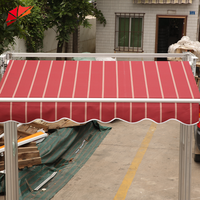 Hanrui Auvent Type K3 Auvent rétractable à moteur électrique Auvent pliant à bras extérieur