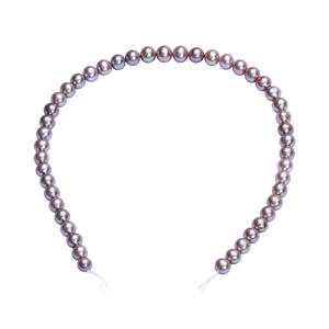 Collares de Perlas de Agua Dulce Naturales, Redondas, Casi Perfectas, Sin Núcleo, de Color Caramelo, al por Mayor para Fabricantes, para DIY - Product Image 4