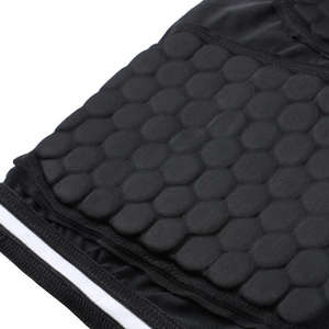 Großhandel Anpassen American Football Hosen American Football Pant Pads 7-teilige Bein polster Set Man 5 gepolsterte Fußball gürtel Short - Product Image 4