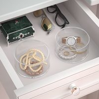 Boîte de rangement pour ceintures, boîte de rangement pour ceintures en acrylique transparent, rangement multi-cellules, montres domestiques, cravates, bijoux, bagues et autres accès